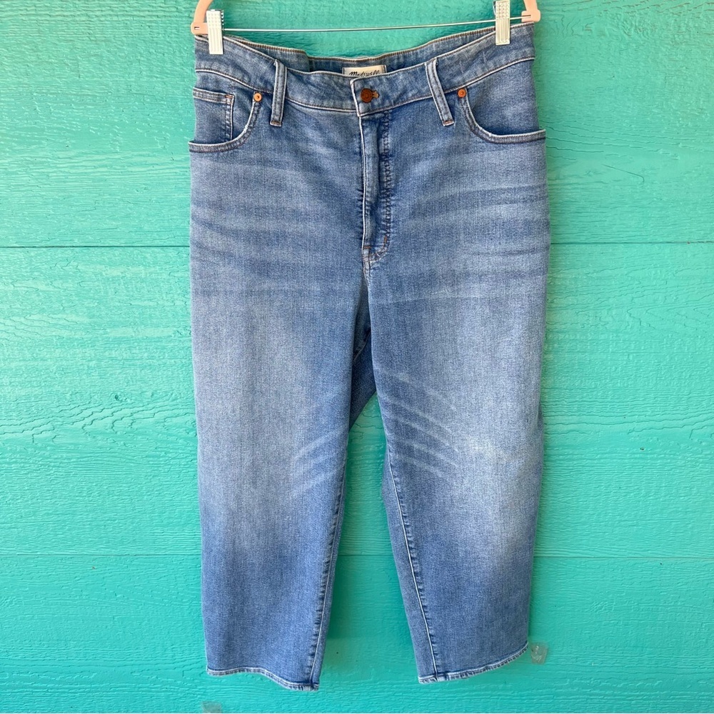 MADEWELL PLUS STOVEPIPE JEANS HEATHRIDGE WASH SIZE 28W NWT